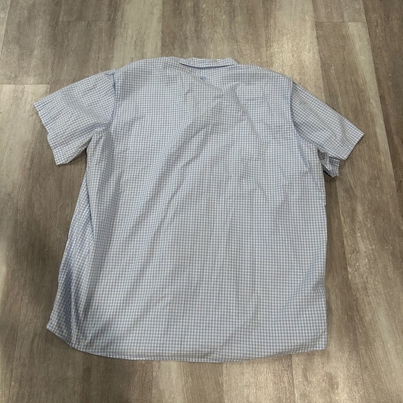 Men's Blue Checkered Shirt - Picture 4 of 4